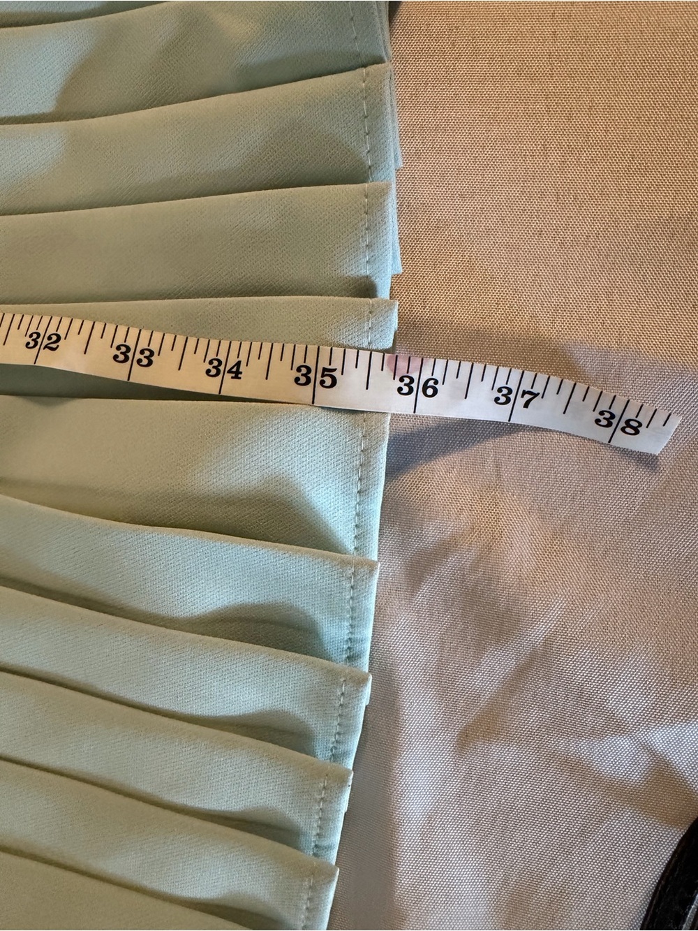 Tommy Hilfiger Sleeveless Pleated-Hem Dress in Light Mint - Picture 6 of 6